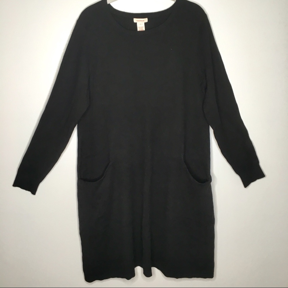 Sundance Black Sweater Dress EUC
